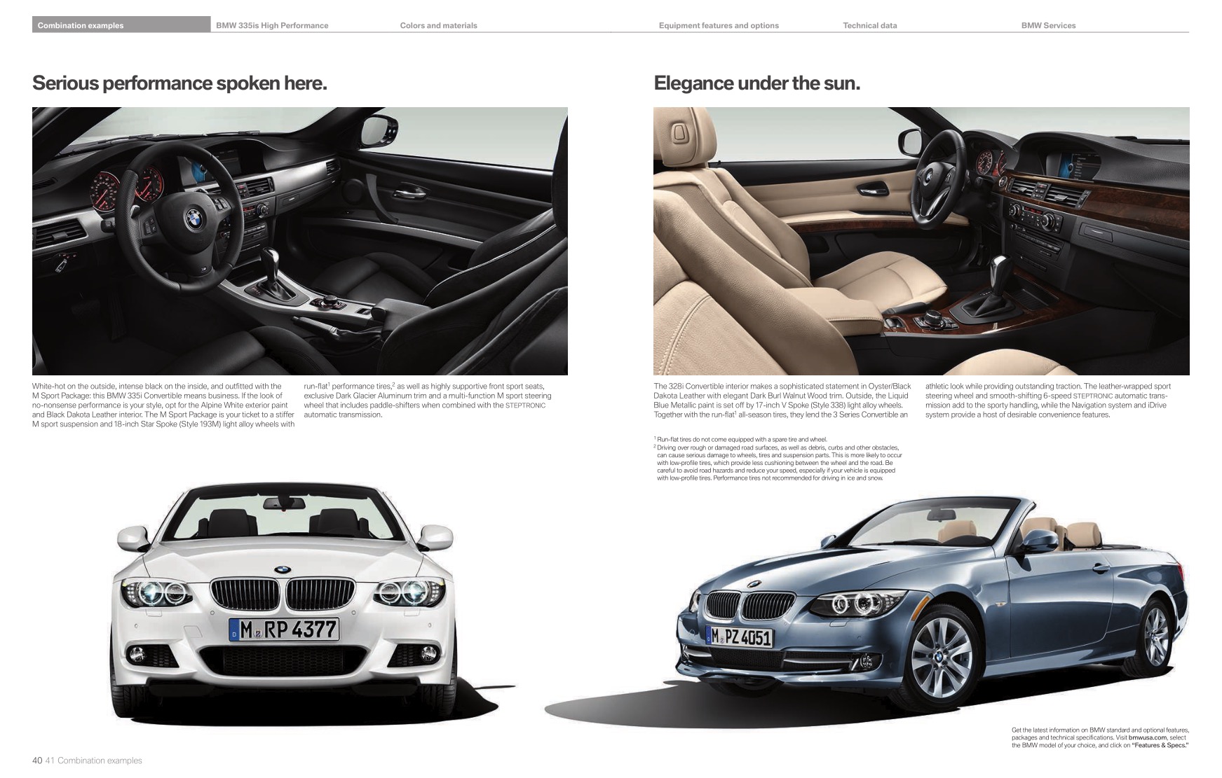 2011 BMW 3-Series Convertible Brochure Page 15